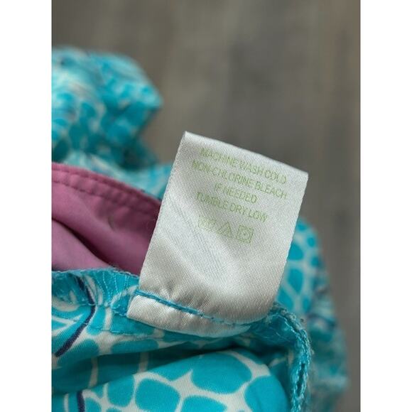 Lilly Pulitzer Mens Shorts Drawstring Waist Fish Print Beach Blue Size Large - Picture 6 of 7